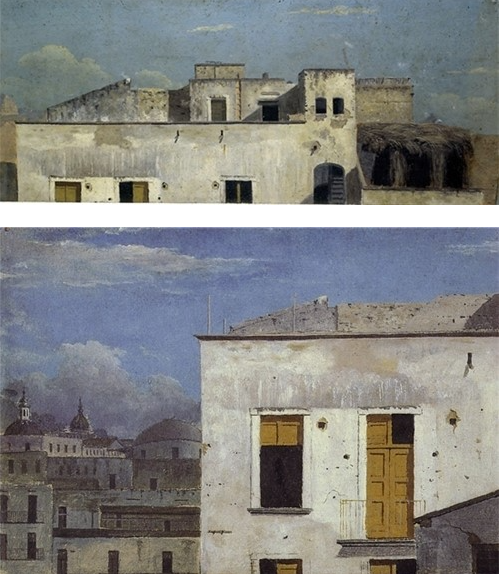 사진-나폴리의 지붕들, 나폴리의 건물들