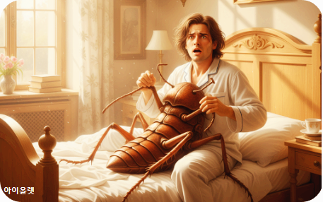 벌레로 변한 아들의 비극적 첫 아침