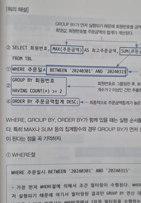 SQLD의 모든것 쿼리 예시