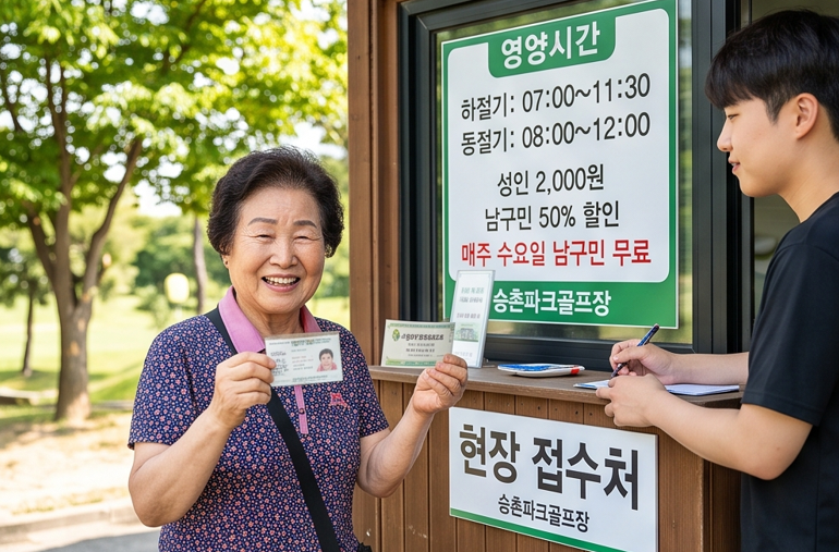 영산강변 따라 36홀 라운딩, 승촌파크골프장 이용방법 핵심 정리 (위치, 코스, 이용시간, 요금, 할인, 예약꿀팁 등)
