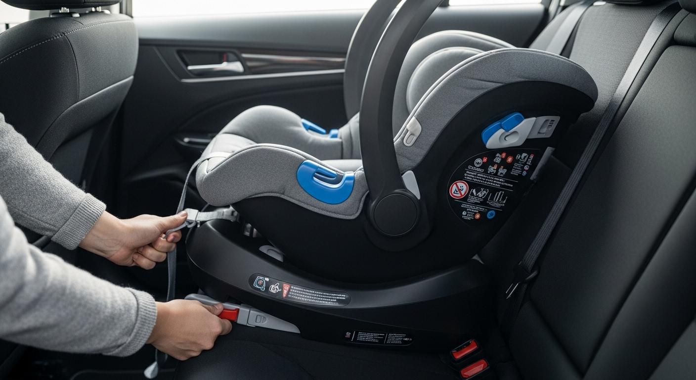 신생아 카시트 설치법