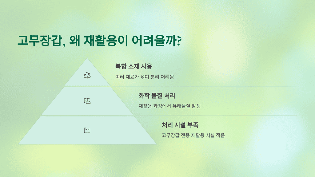 고무장갑, 왜 재활용이 어려울까?