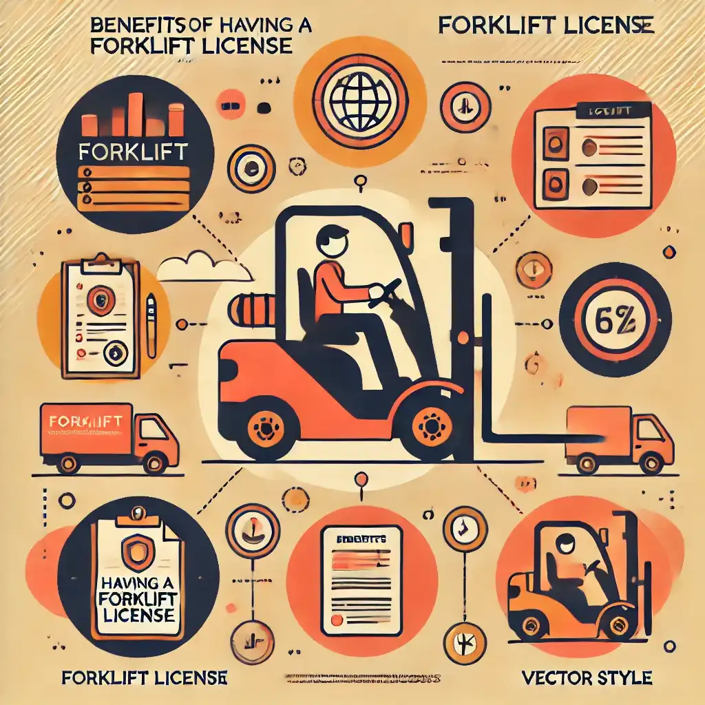 지게차 면허 취득 과정 인포그래픽 - 지게차 면허 따는 방법 정리