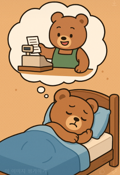 아르바이트를 하는 꿈