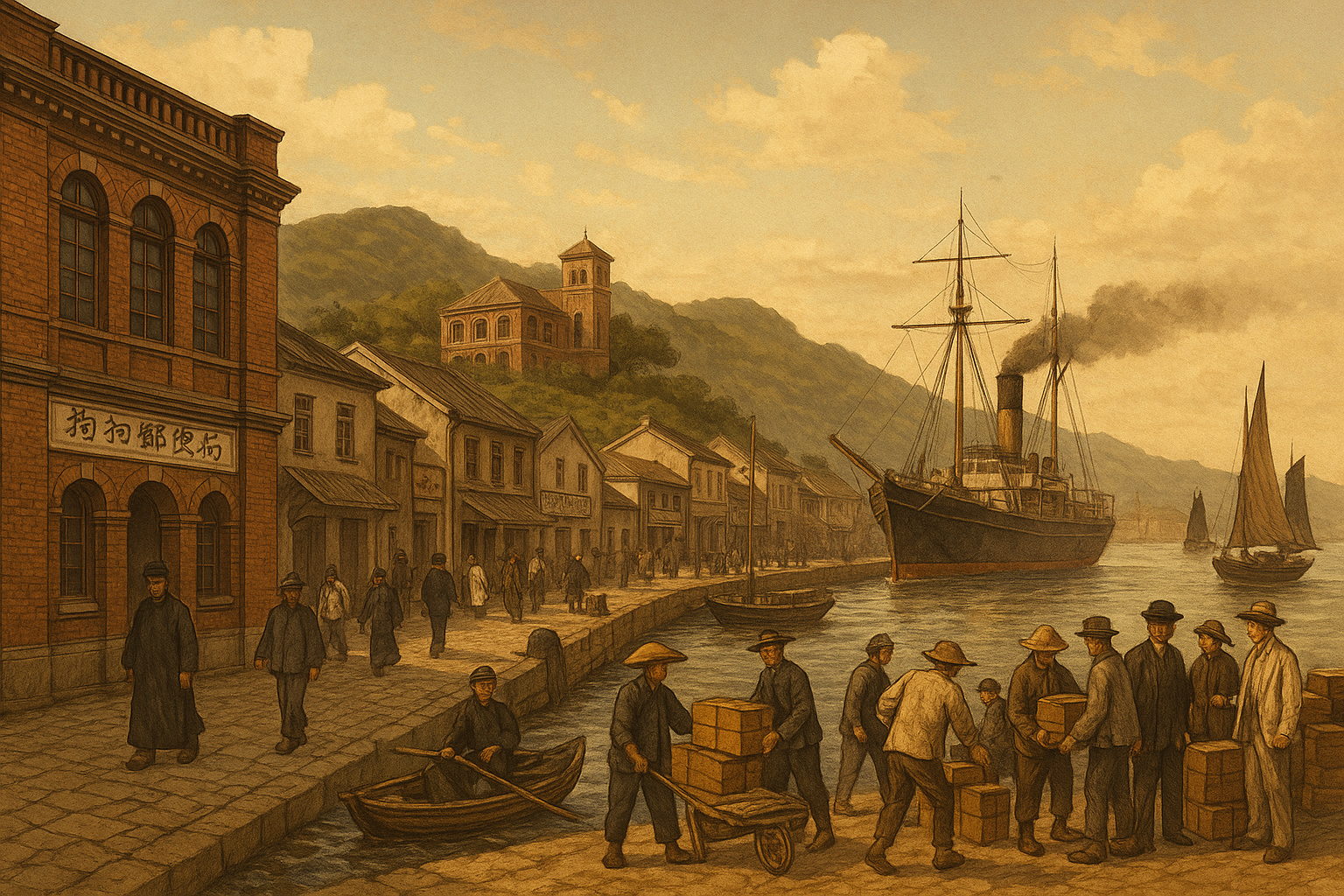 가오슝의 역사와 관련된 이미지