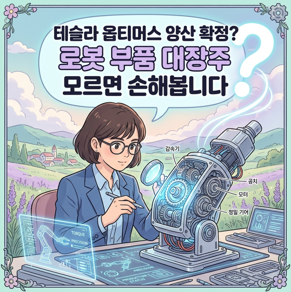 테슬라 옵티머스 공개 일정 수혜 및 국내 로봇 부품 관련주 투자 가이드