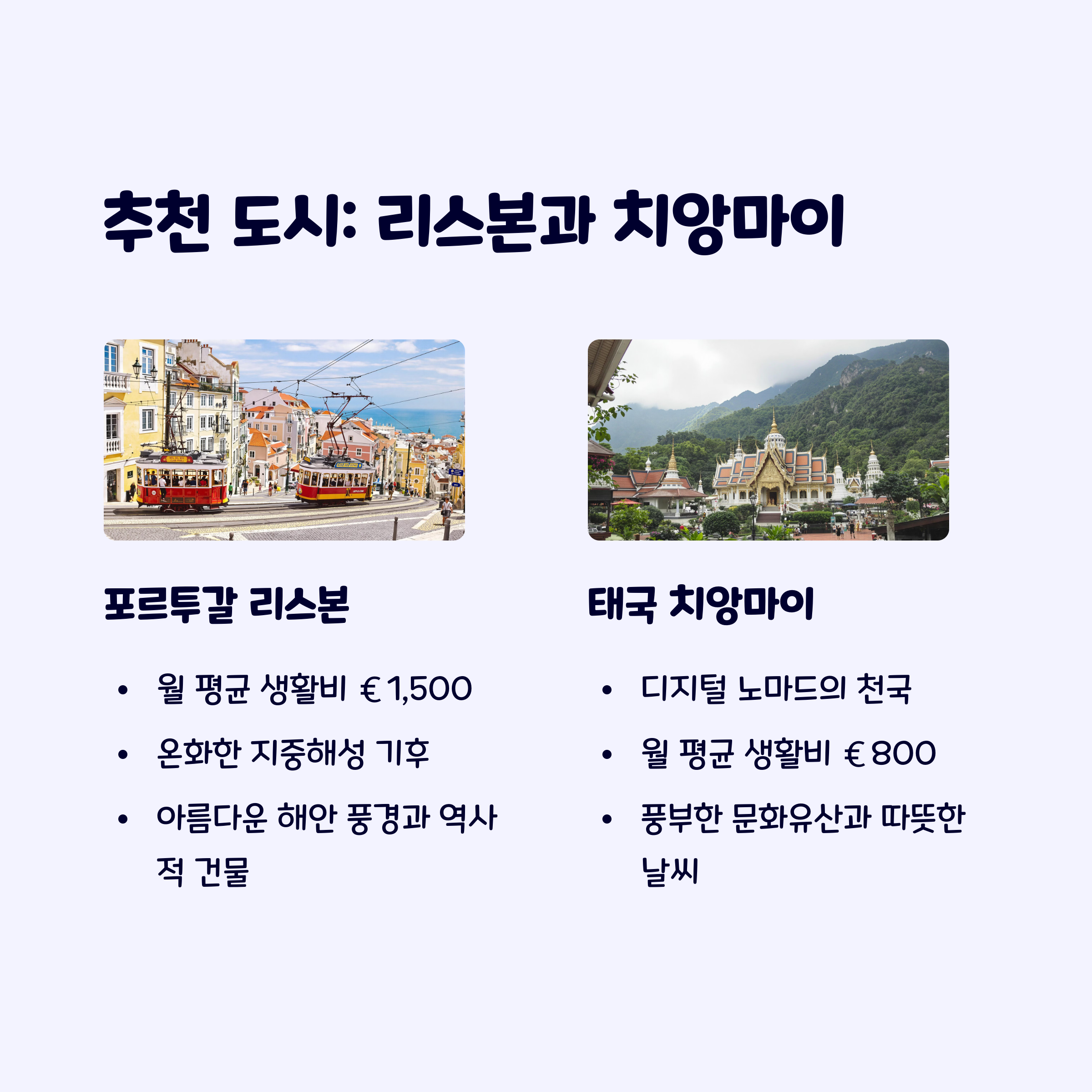 한달살기추천도시