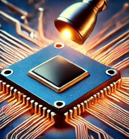 반도체의 모습을 나타낸 그림