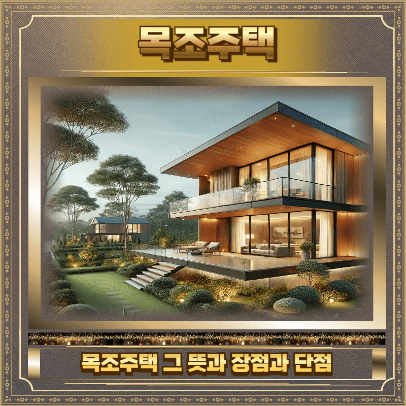 목조주택 장점 단점