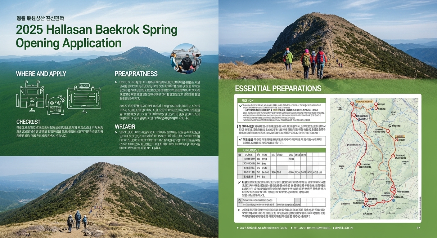 2025 백록샘 개방일정 확인