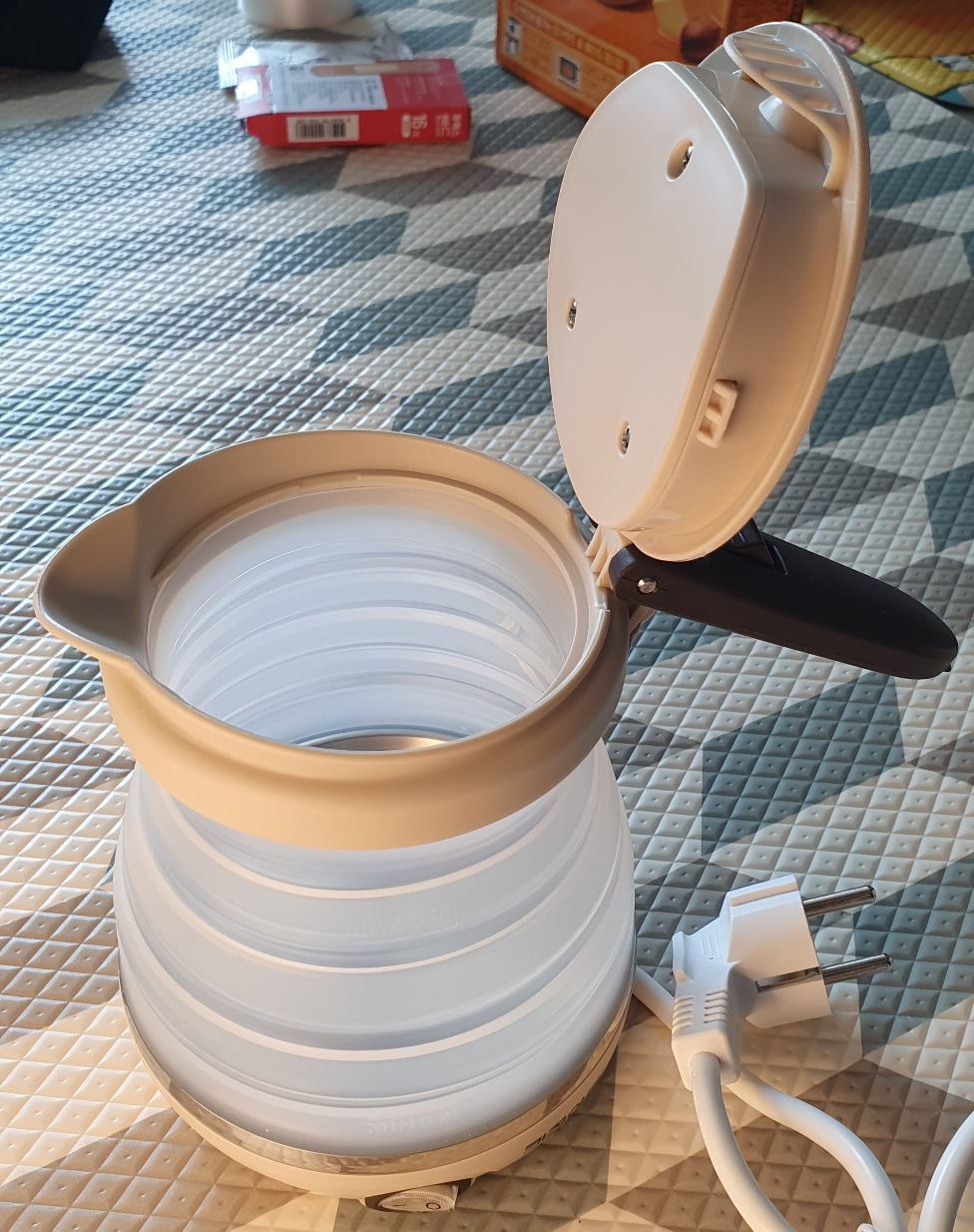 키친아트 프리미오 포터블 폴딩포트 전기포트 휴대용 KK-750HF