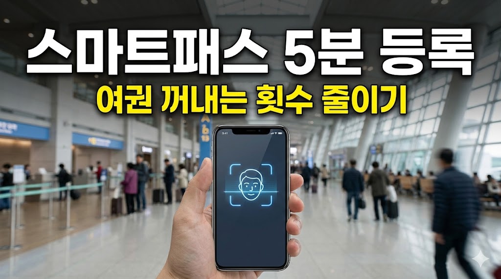 2026 인천공항 스마트패스 등록&middot;사용법 완전정리: 앱/키오스크 5분 등록으로 빠른 출국하는 법