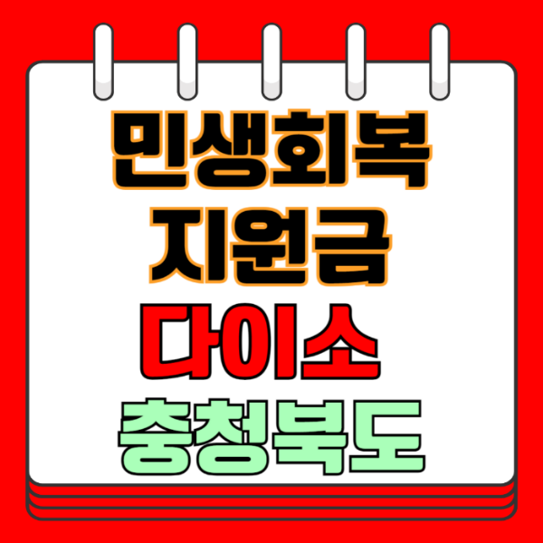 민생회복 지원금 다이소