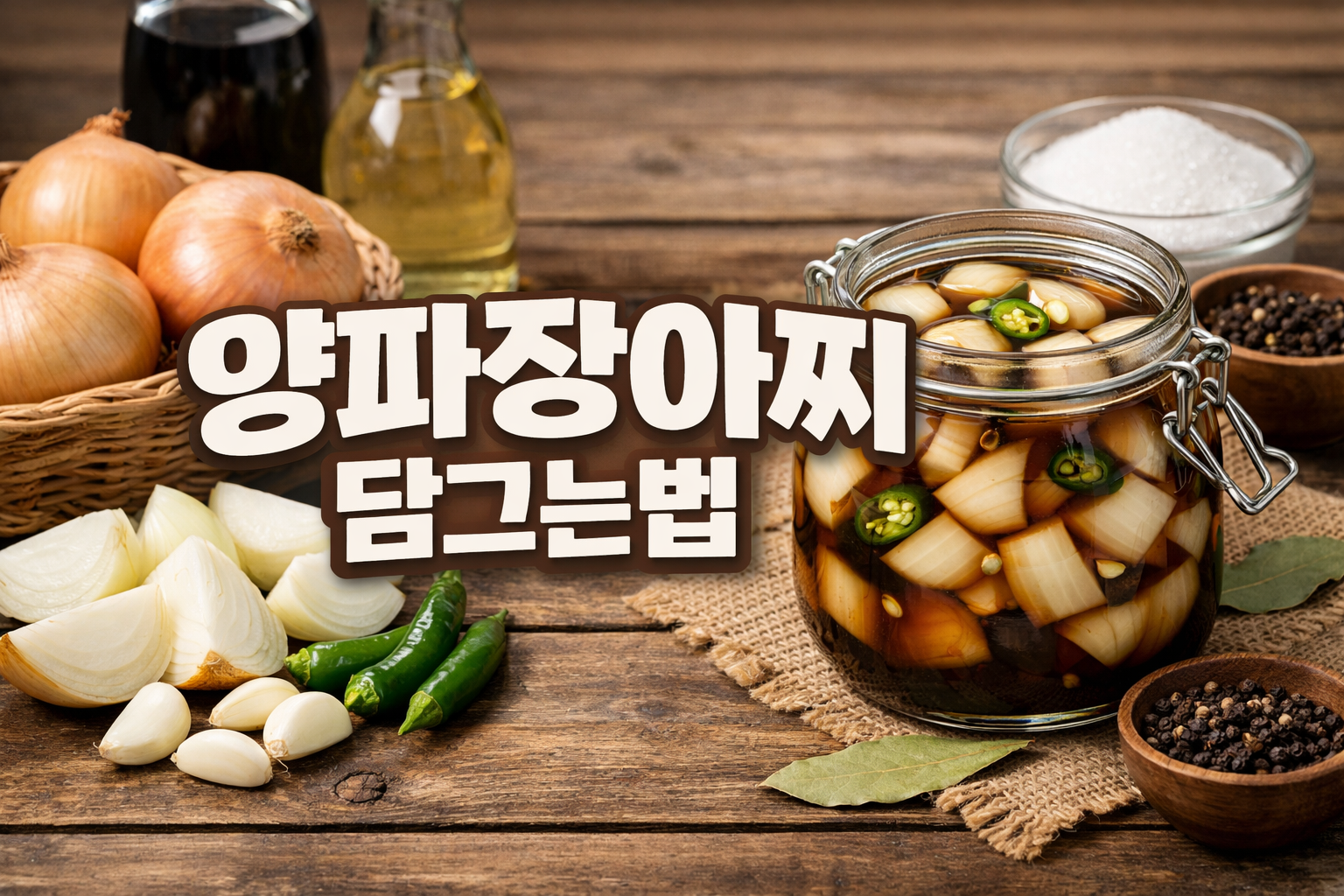 양파장아찌 담그는법