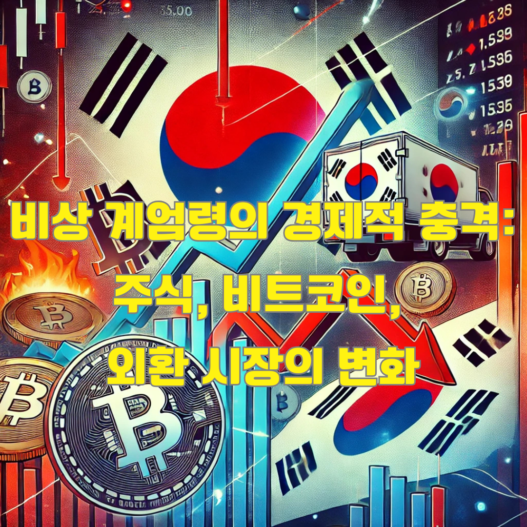 비상 계엄령이 가져온 경제적 충격: 주식, 비트코인, 외환 시장 영향 분석