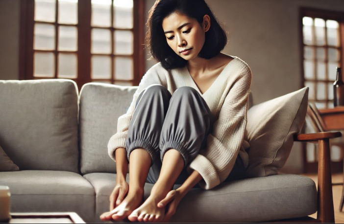 발 피부질환 걱정