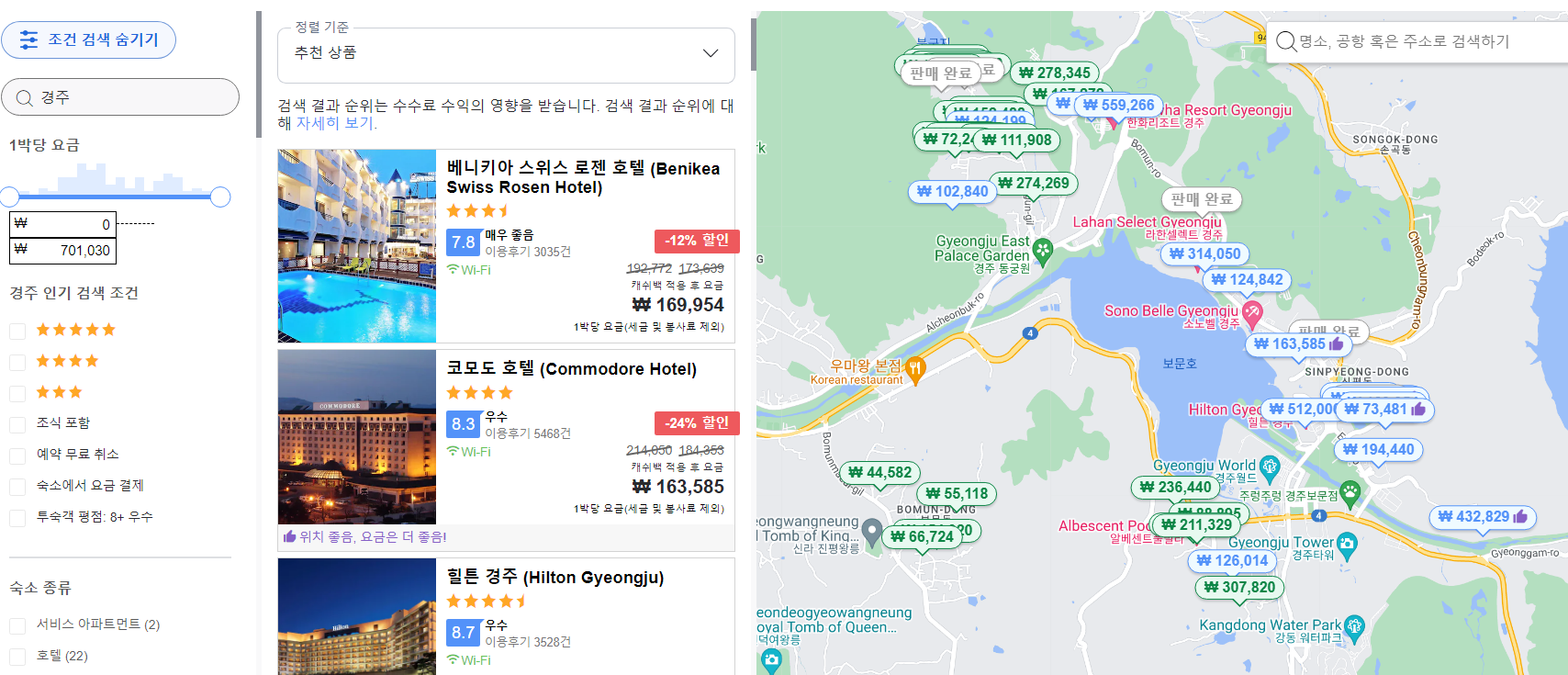 경주 가족여행 숙소 추천 ❘ 보문 광광단지