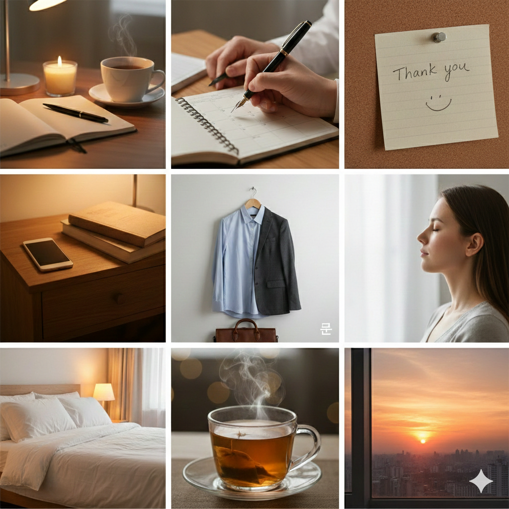 "월요병이 사라지는 일요일 밤의 마법" 성공하는 사람들의 주말 마무리 루틴 5가지