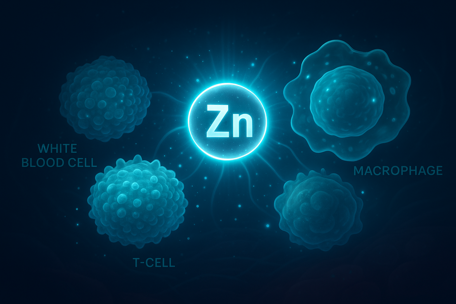 백혈구, T세포, 대식 세포, 항체가 활발히 작동