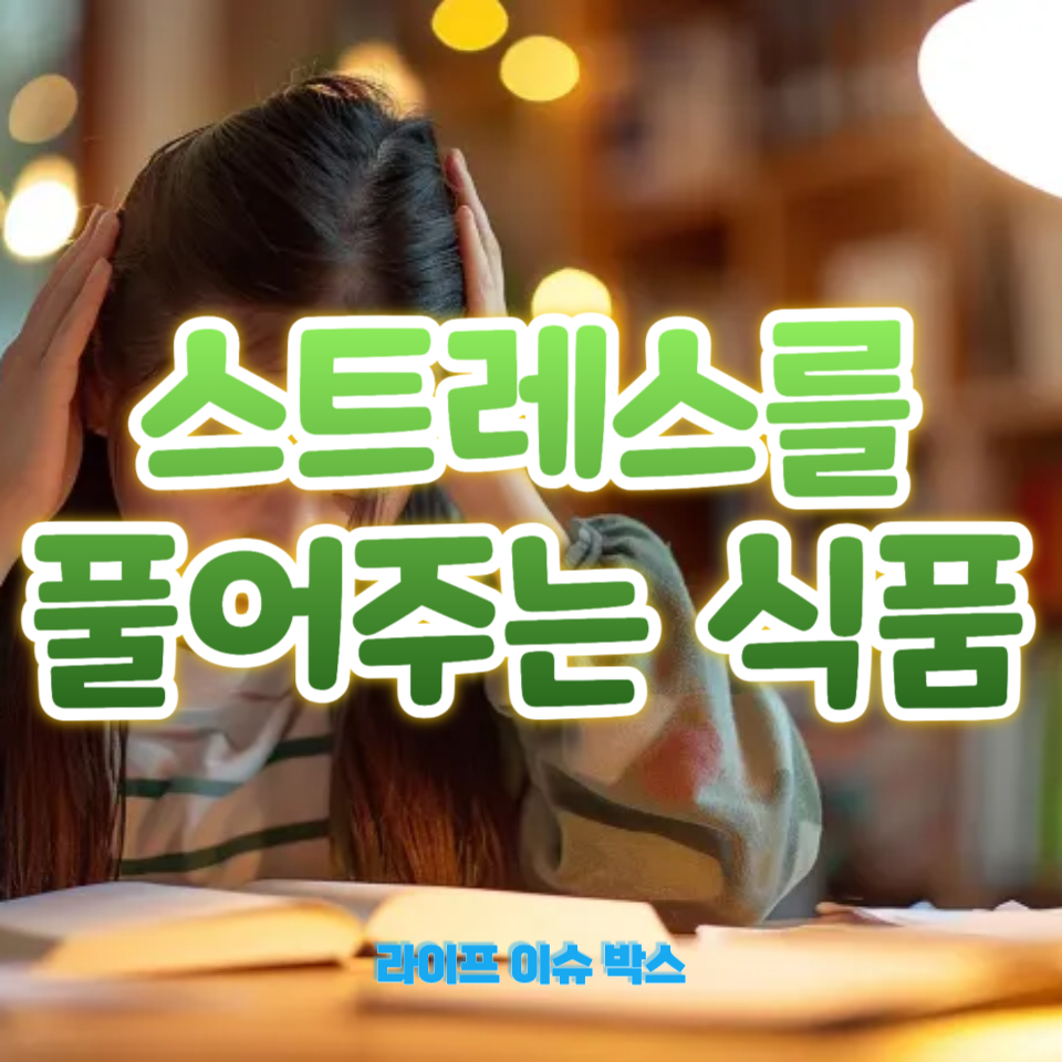 스트레스를풀어주는 식품