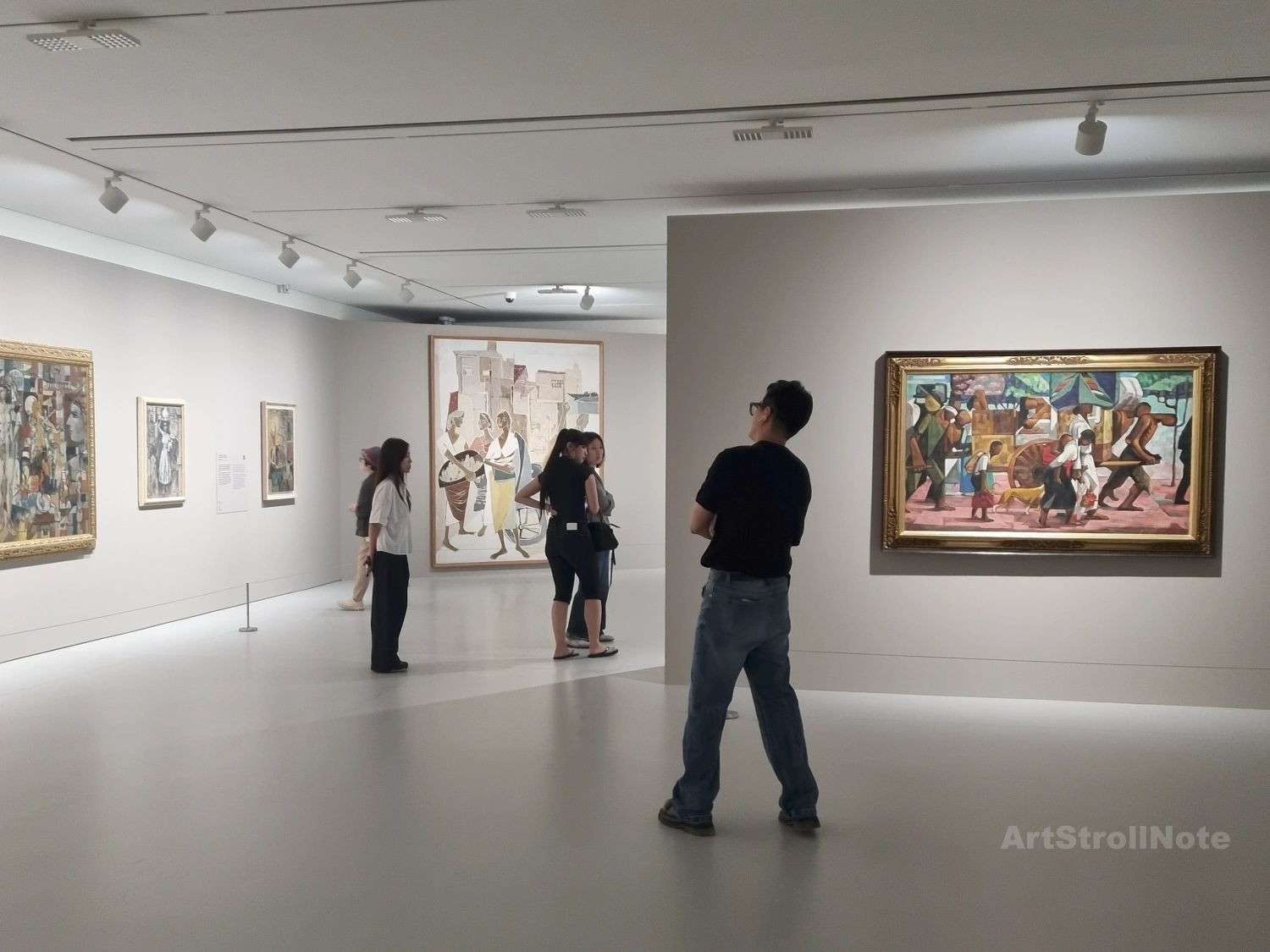 큐비스트전 코리아포커스 전시실, 6.25 동란, 이수억 作 -ArtStrollNote
