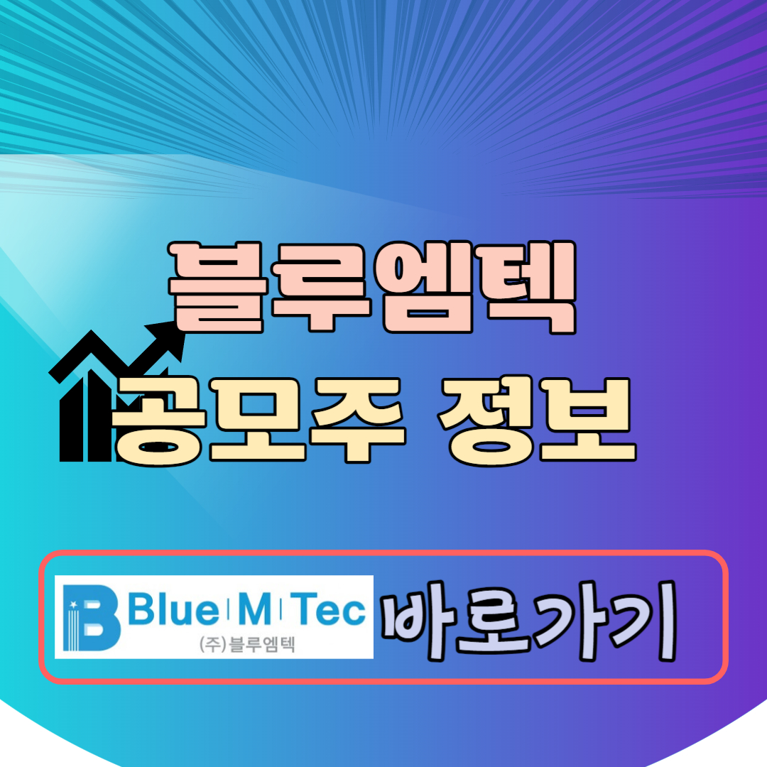 블루엠텍 공모주