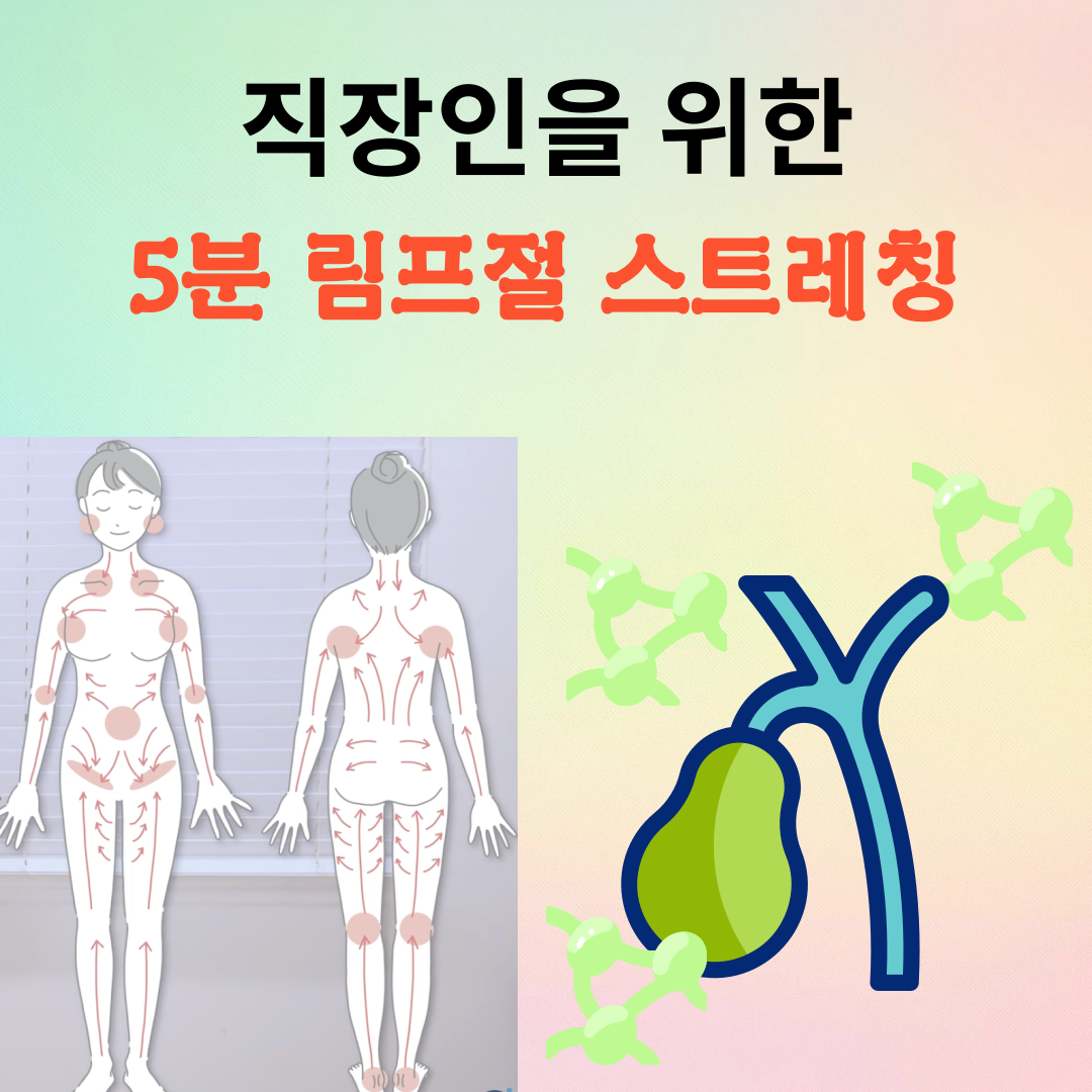 직장인을 위한 5분 림프절 스트레칭