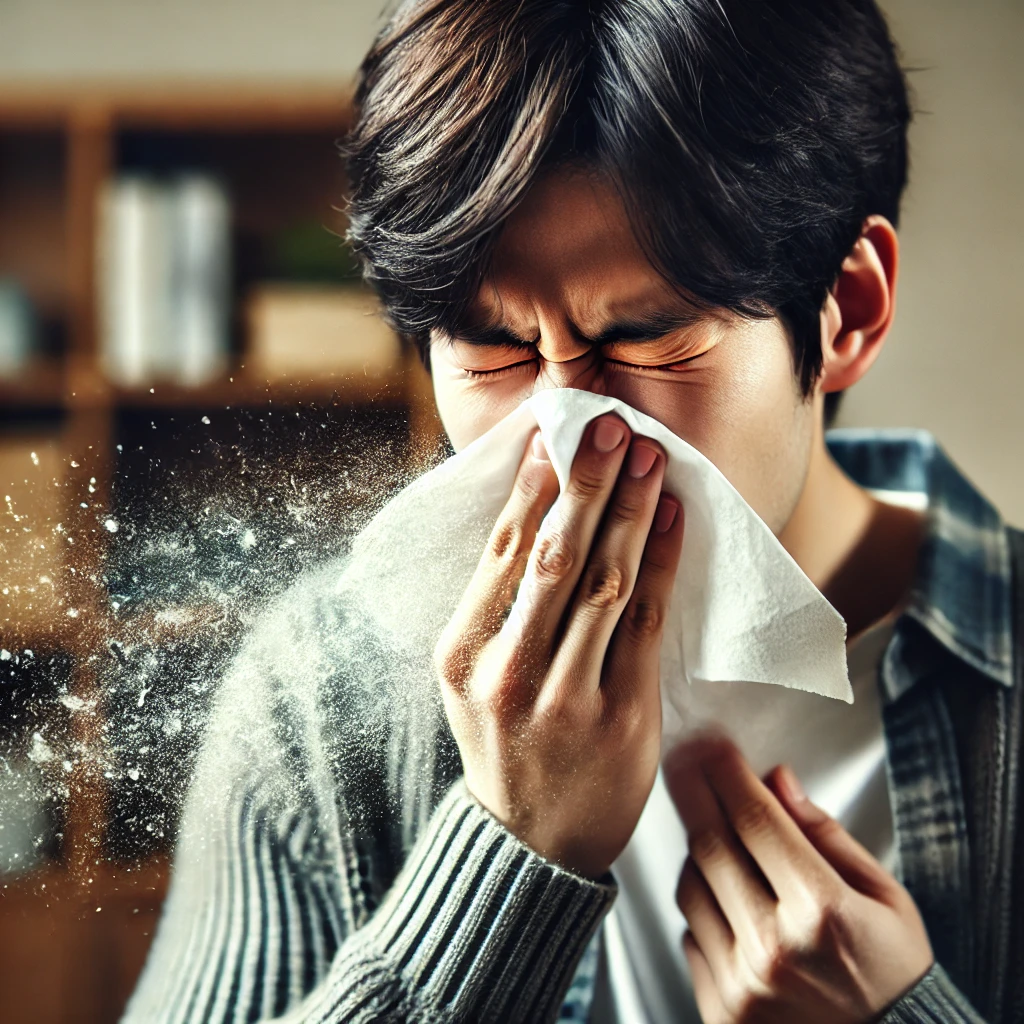 꽃가루 알레르기 관련된 사진