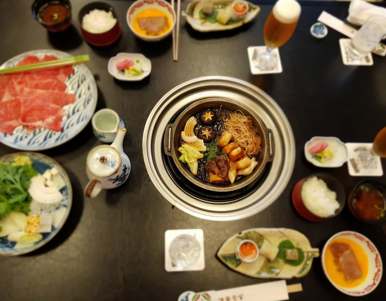 최고의 스키야키 이마한