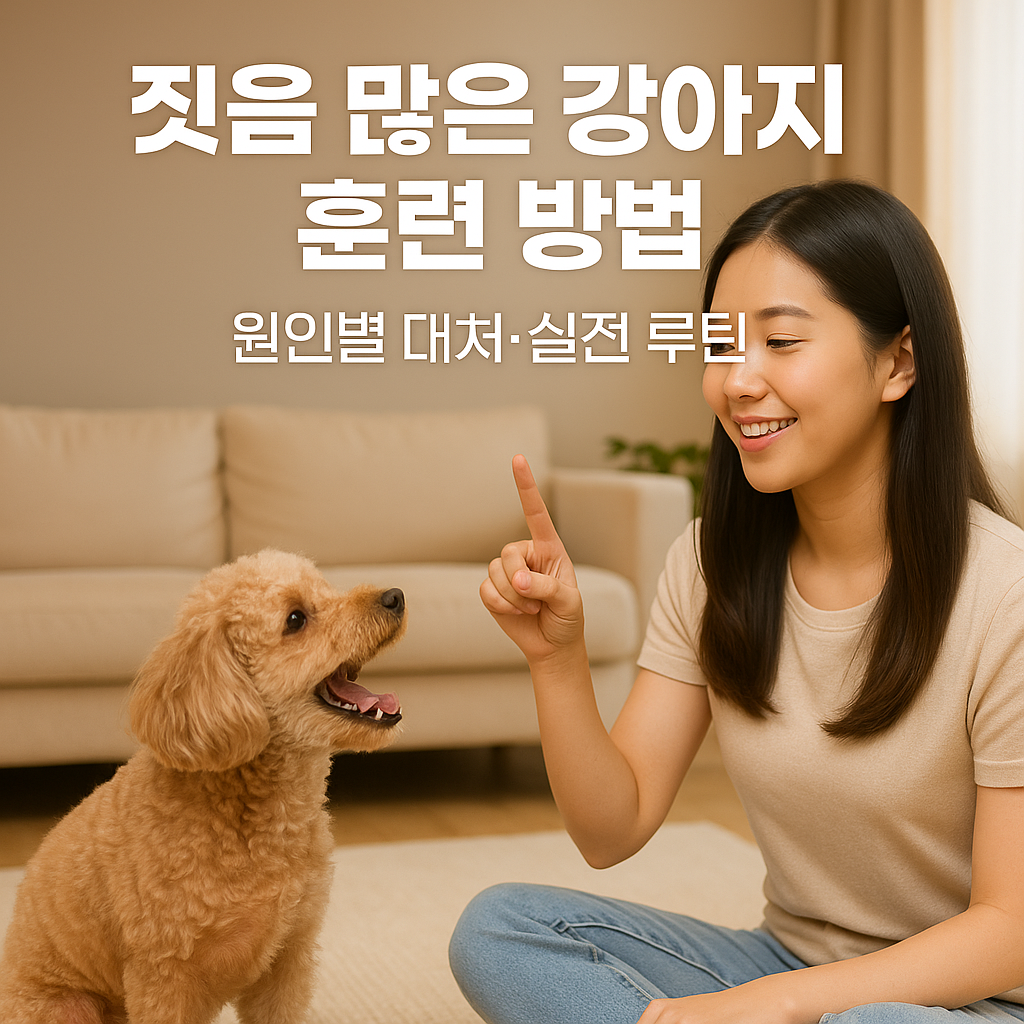 짖음 많은 강아지 훈련 방법, 원인별 대처법과 실전 루틴