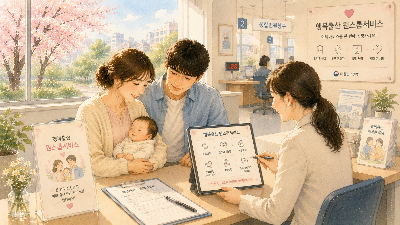 출산&middot;육아 정부지원 마스터｜제7편 &middot; 행복출산 원스톱서비스 - 지원금부터 신청서식, 준비물, FAQ까지