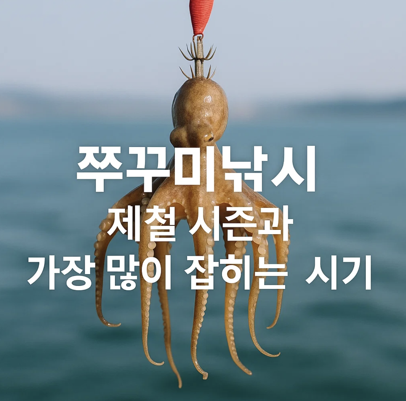 쭈꾸미낚시 제철 시즌과 가장 많이 잡히는 시기 총정리