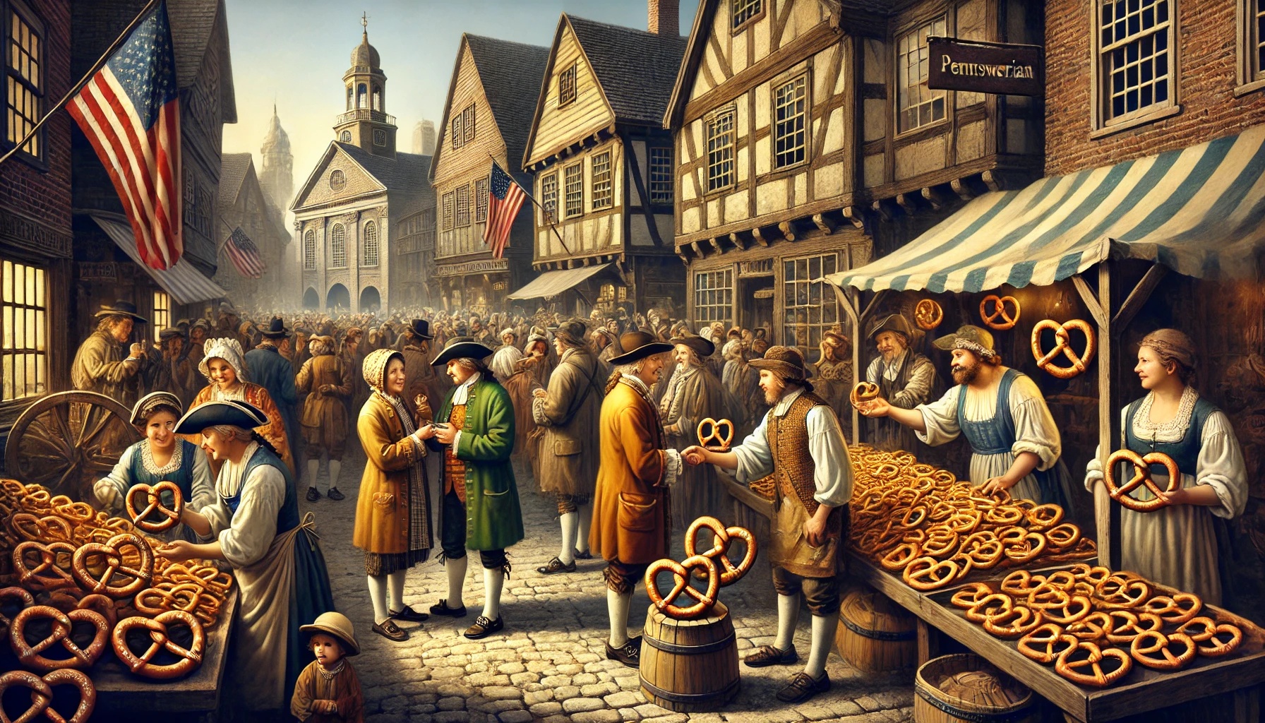 프레첼 미국으로 건너가다