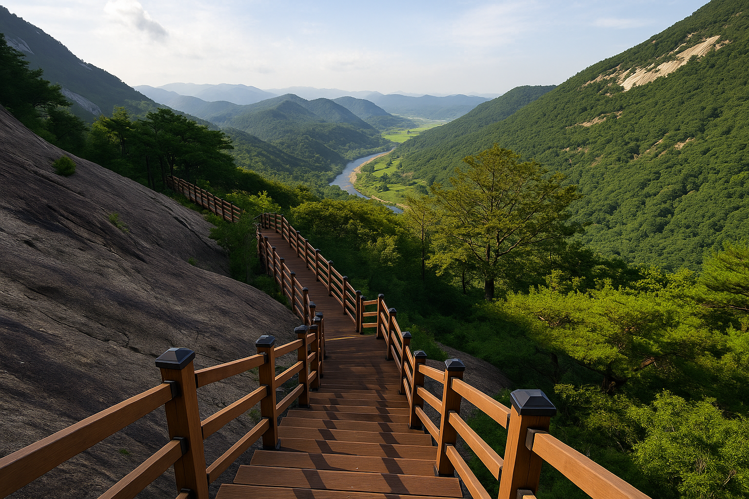 전북 순창 용궐산 하늘길 사진