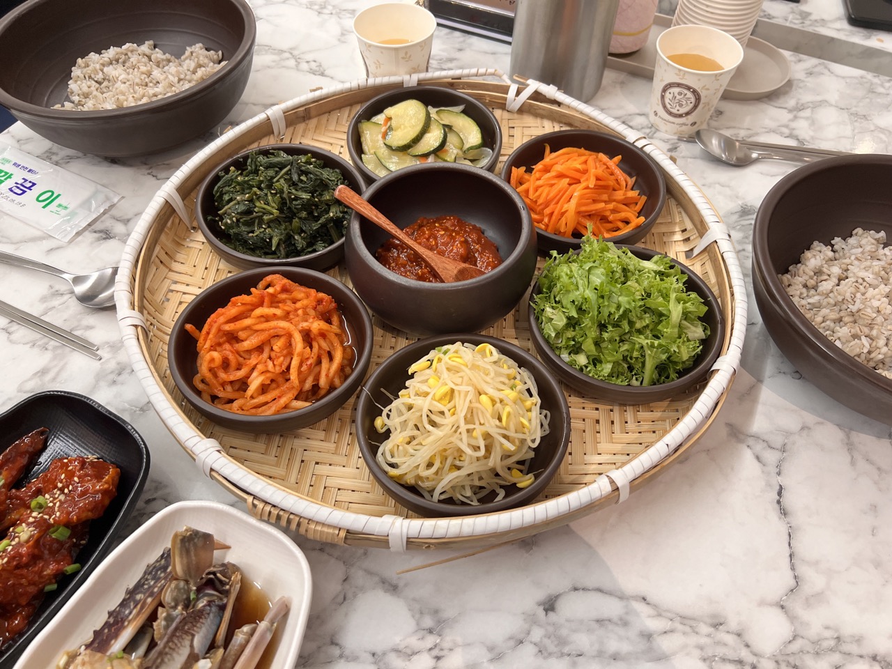 보리밥 비빔 재료