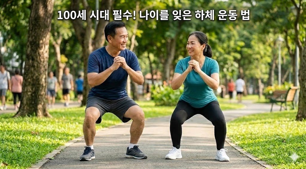 100세 시대 필수! 나이를 잊은 하체 운동 법