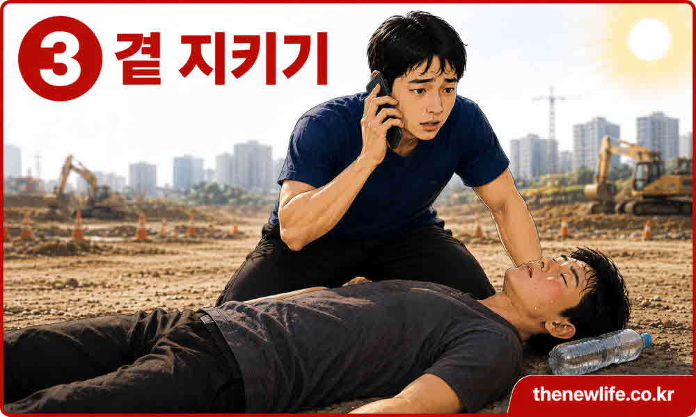 열사병 응급 처치 환자 곁 지키기
