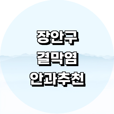 수원 장안구 안과