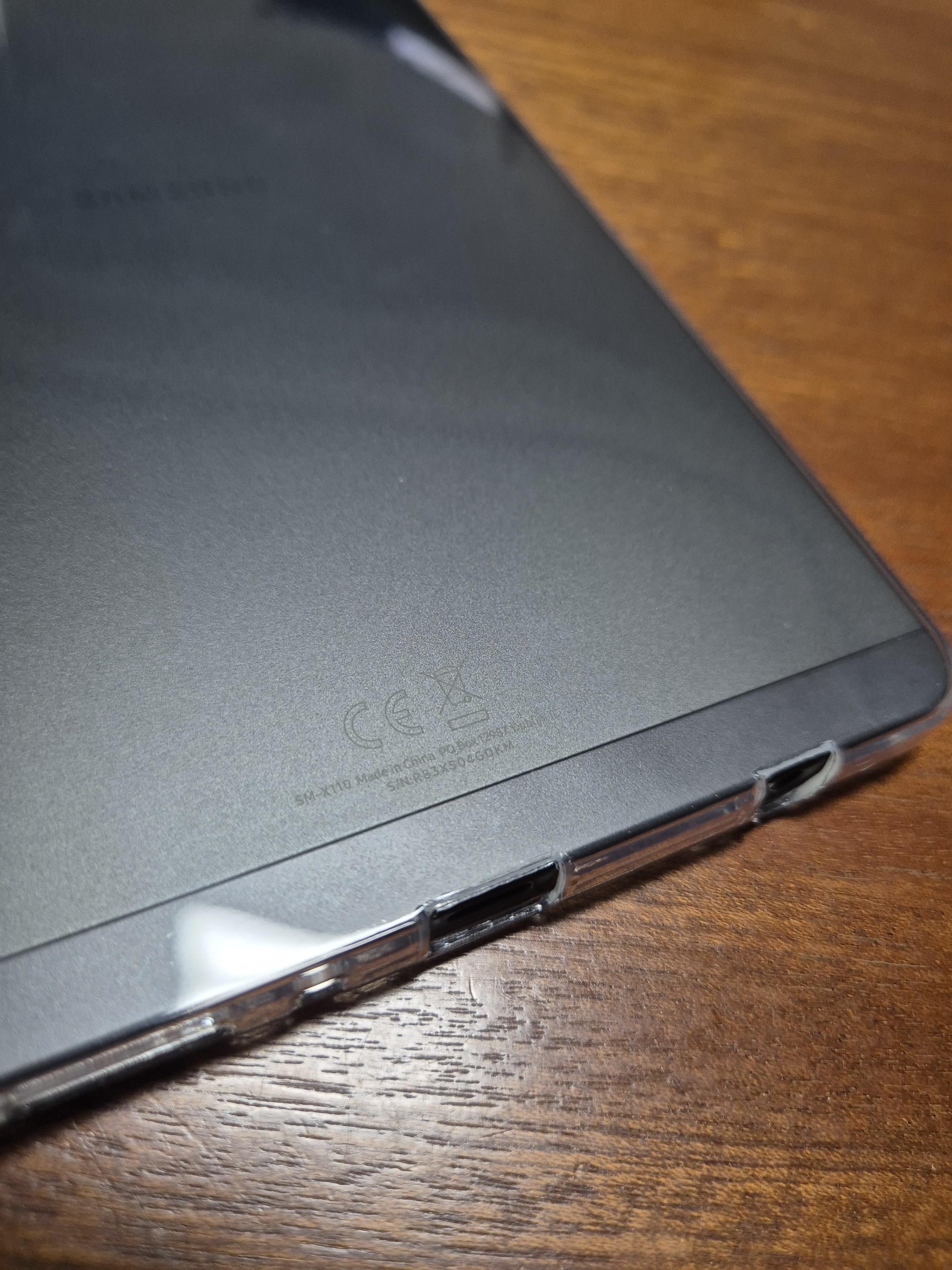 갤럭시탭A9 하단 충전부 사진