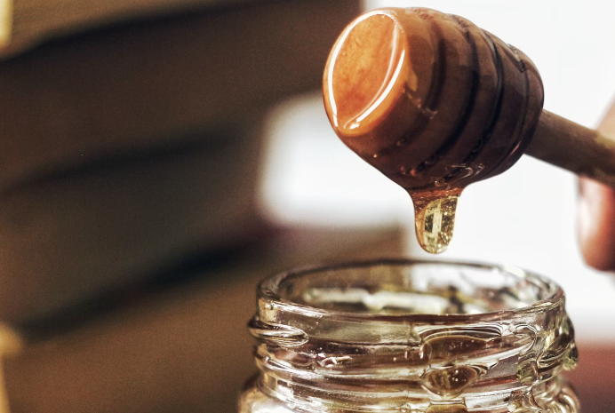 목에 좋은 꿀 사진