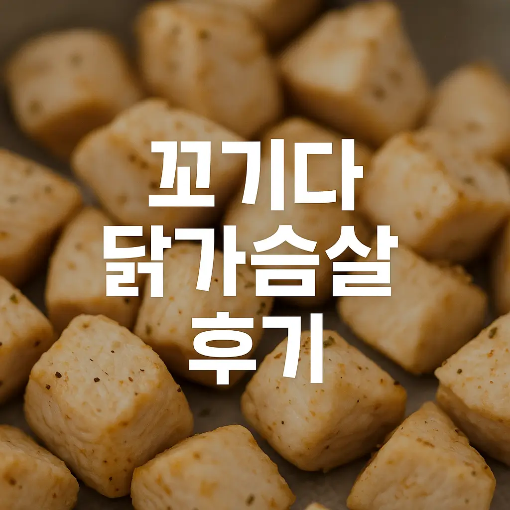 꼬기다 닭가슴살 후기