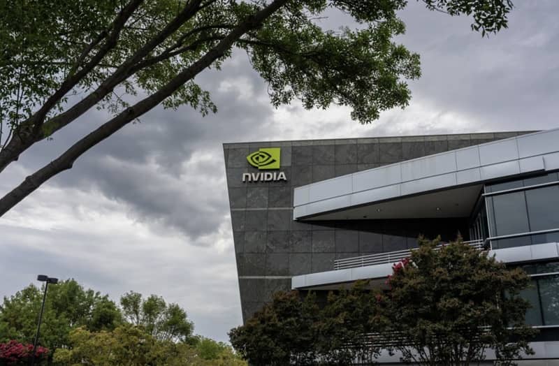 Shares of Nvidia rose 3.9% to a fresh record. Photo: David Paul Morris/Bloomberg News