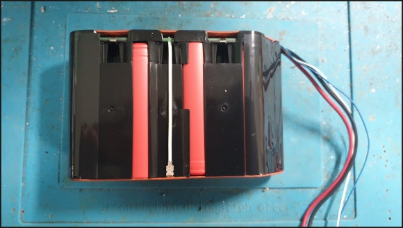 후지쿠라 btr-09a 배터리에 사용된 산요 리튬이온 배터리