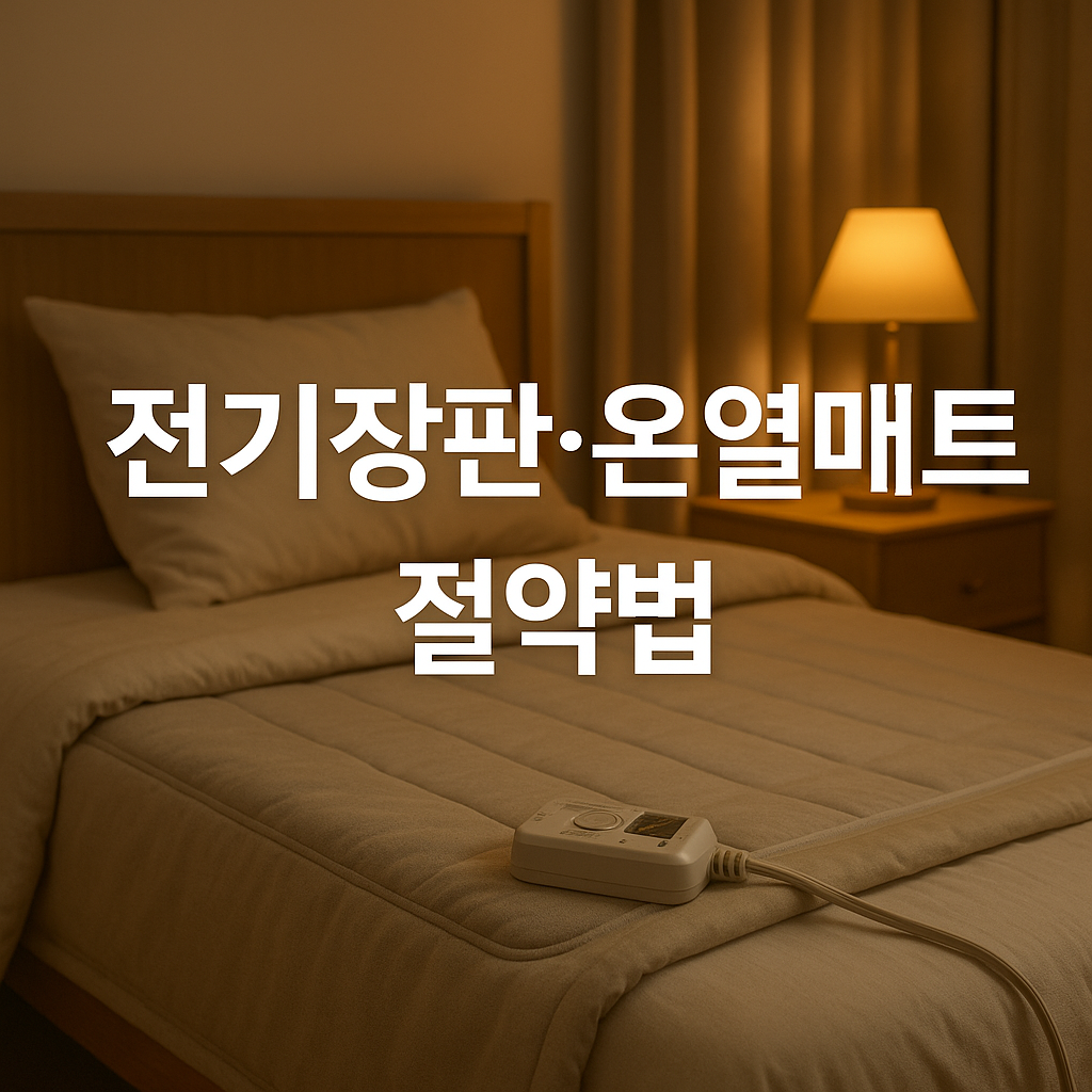 전기장판 온열매트 절약법