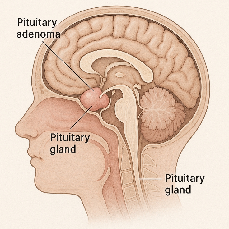 뇌하수체선종 관련 자료 사진