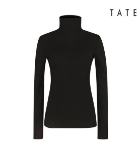 테이트 TATE 여성 골지 터틀넥 니트 KA9W0-WSP020-450