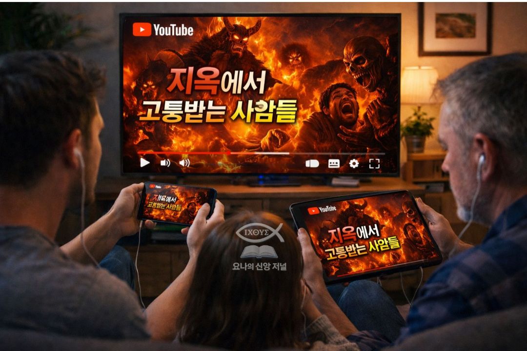 [천국과 지옥을 팔아 미혹하는 미디어들] 환상과 체험을 앞세워 신앙의 본질을 흐리는 미디어의 위험성을 나타낸다. 오직 성경을 통해 계시된 사후 세계의 실제를 붙잡는 믿음을 선포한다. 요나의 신앙 저널