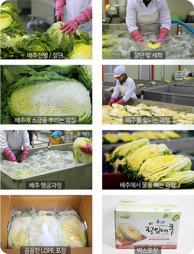 해남 절임배추 (20kg 직거래) 이미지/ 출처: 맑은 해남농원 홈페이지