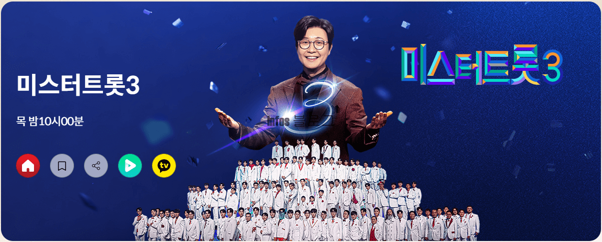 미스터트롯3 투표하기 출연진 인기 순위 확인