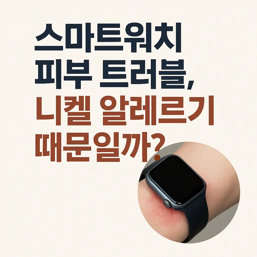 스마트워치, 피부알레르기 니켈때문인가?